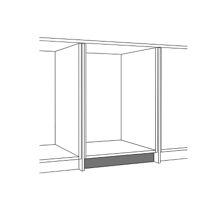 Plinth 60cm for frame spacer