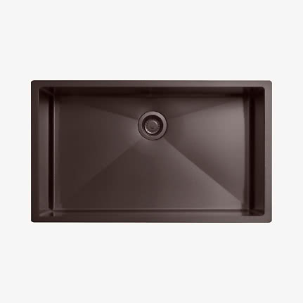 Tapwell 8040 Oppvaskkum 80 cm Bronse PVD