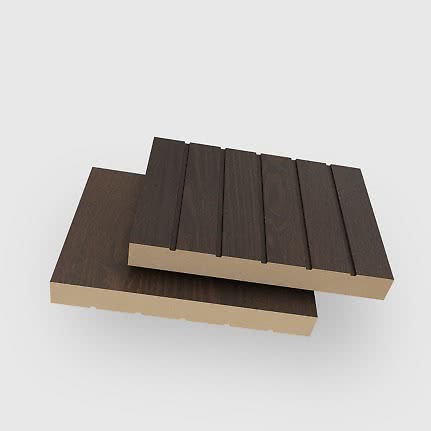Colour sample / Vertical / Plain / Umber Wood