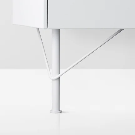 Leg SLENDER LOW / Super White