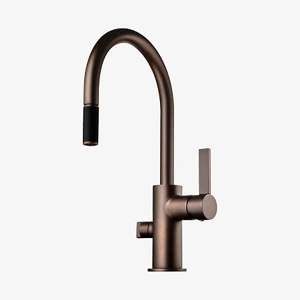 Tap KITCHEN / Tapwell ARM385 low / D / Extend / Bronze