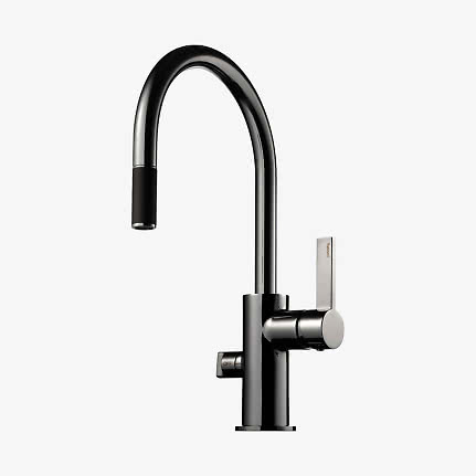 Tap KITCHEN / Tapwell ARM385 low / D / Extend / Black