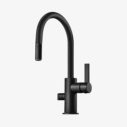 Tap KITCHEN / Tapwell ARM385 low / D / Extend / Matte Black