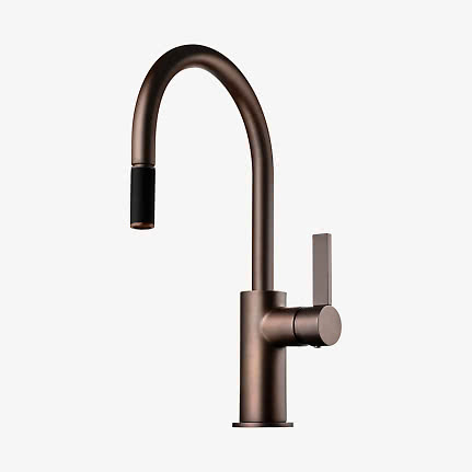 Tap KITCHEN / Tapwell ARM375 low / Extend / Bronze